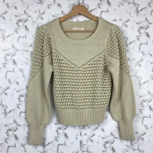 Lucky Brand Textured Crew Neck Sweater